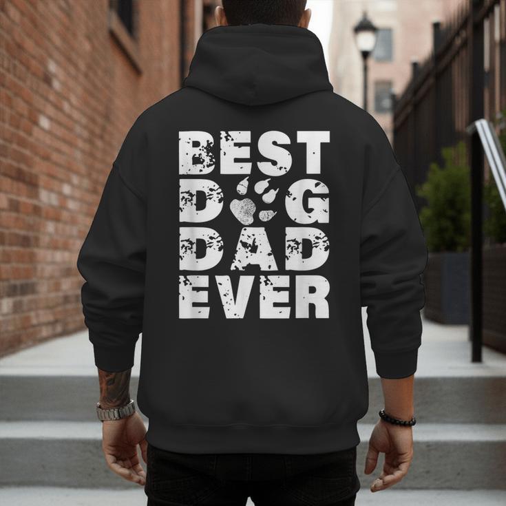 Best Dog Dad Ever Shirt Dog Father Men Women Girls Kids Men's Hoodie Back Print