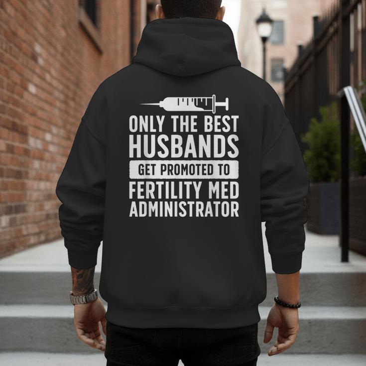 Best Husbands IVF Dad IVF Transfer Day Embryo Transfer Day Men's Hoodie Back Print