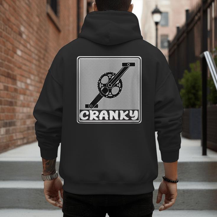 Bicycle DADS Old Guy WHO Ride Bikes BMX Mountain OR Road Men's Hoodie Back Print