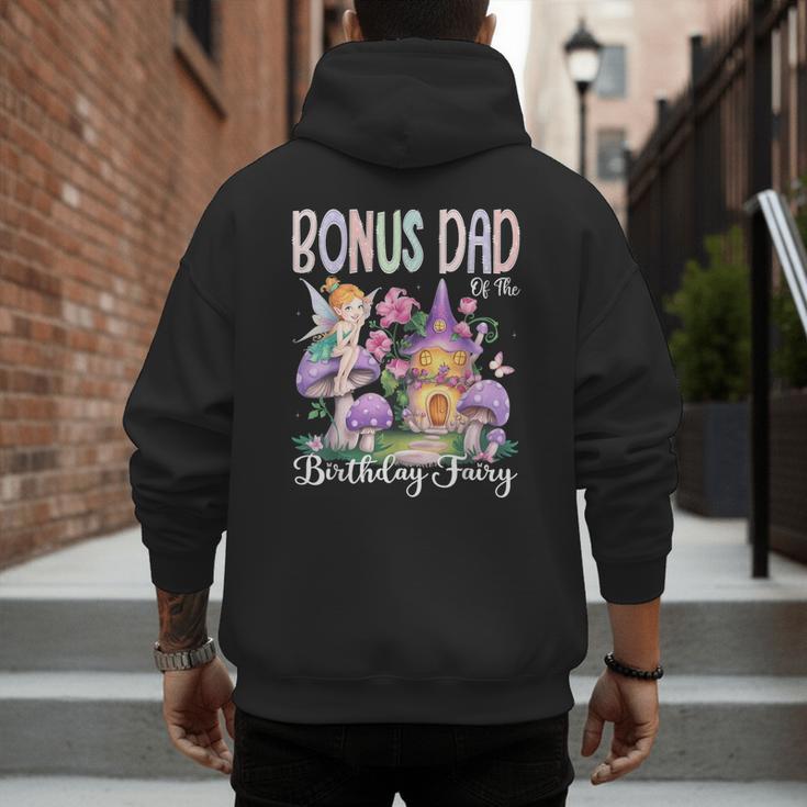 Bonus Dad Of The Birthday Fairy 1St Birthday Girl Party Men's Hoodie Back Print
