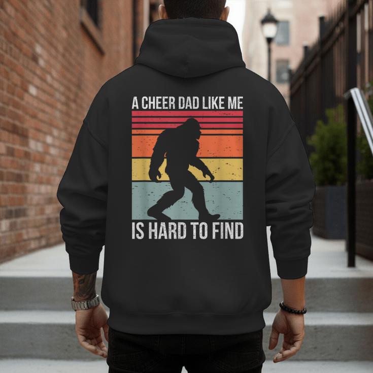 Cheer Dad Cheerleading Bigfoot Men's Hoodie Back Print Cheer Dad Cheerleading Bigfoot Men's Hoodie Back Print
