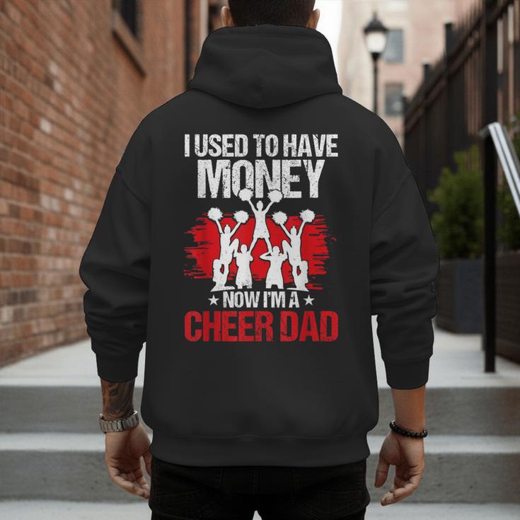 Cheer Dad Cheerleading Fathers Day Men's Hoodie Back Print