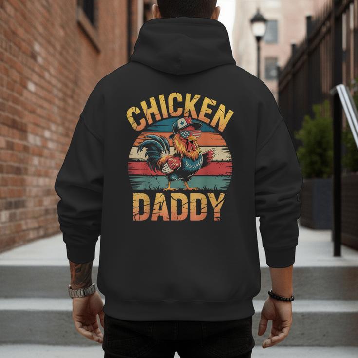Chicken Daddy Farmer For Men Men's Hoodie Back Print