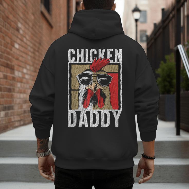 Chicken Daddy a Fun For Every Rooster In The Basket Men's Hoodie Back Print Chicken Daddy a Fun For Every Rooster In The Basket Men's Hoodie Back Print