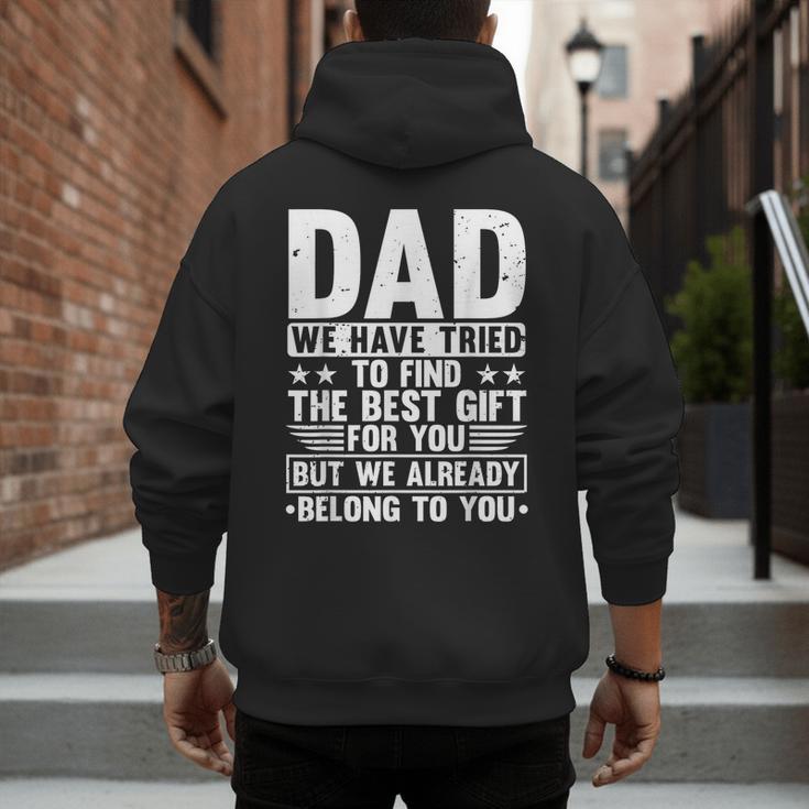 Cool Dad Art For Father Dad Stepfather From Son Daughter Men's Hoodie Back Print Cool Dad Art For Father Dad Stepfather From Son Daughter Men's Hoodie Back Print