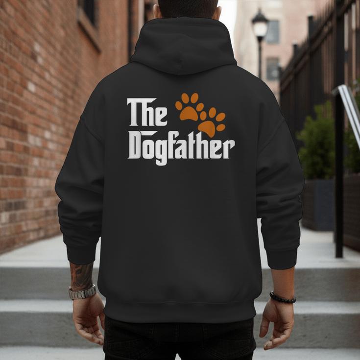 Cool Dog Dad Dog Father Shirt The Dogfather T-Shirt Men's Hoodie Back Print