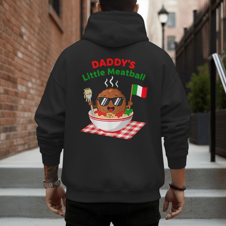 Couple Daddy's Little Meatball Italian Men Men's Hoodie Back Print