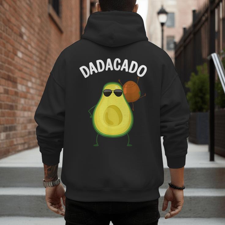 Cute Avocado For Dad Men Fruit Avocado Pear Lovers Men's Hoodie Back Print