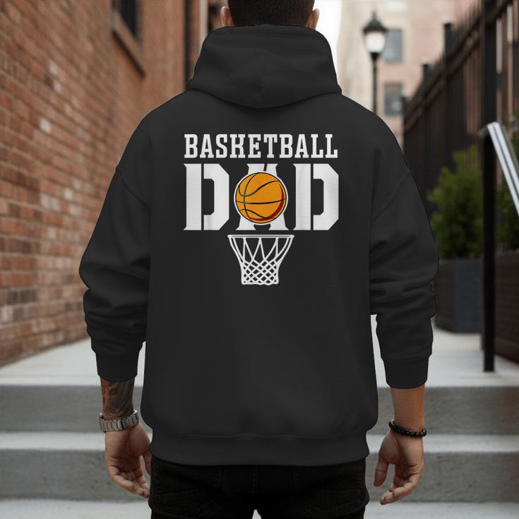 Dad Basketball Apparel Basketball Dad Men's Hoodie Back Print