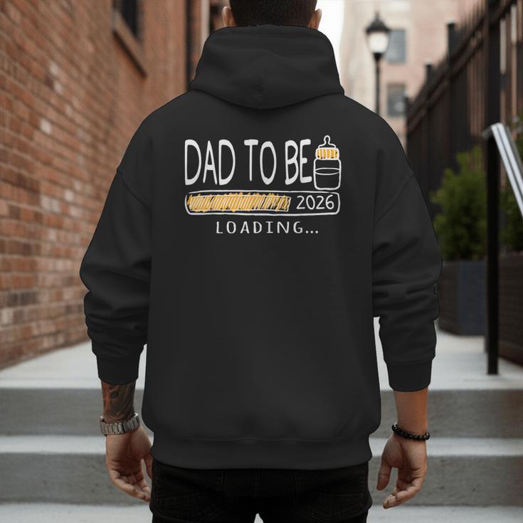 Dad Est 2026 Daddy To Be Promoted To Daddy Soon To Be Dad Men's Hoodie Back Print