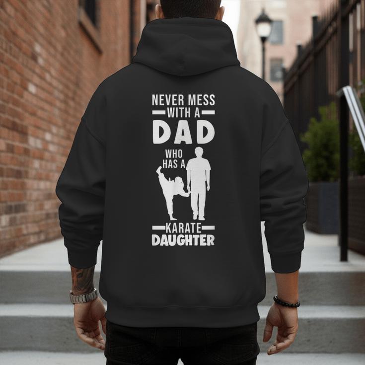 Dad Who Has a Karate Daughter Dad & Daughter Men's Hoodie Back Print Dad Who Has a Karate Daughter Dad & Daughter Men's Hoodie Back Print