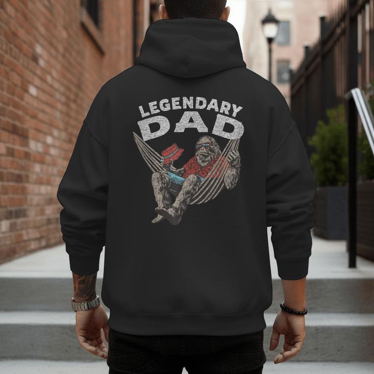 Dad Legendary Saying Men's Hoodie Back Print Dad Legendary Saying Men's Hoodie Back Print