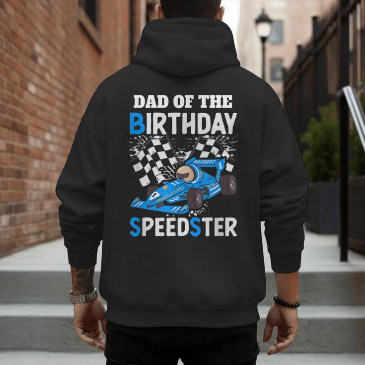 Dad Shirt Two Fast Two Curious Racing Cars Birthday Men's Hoodie Back Print