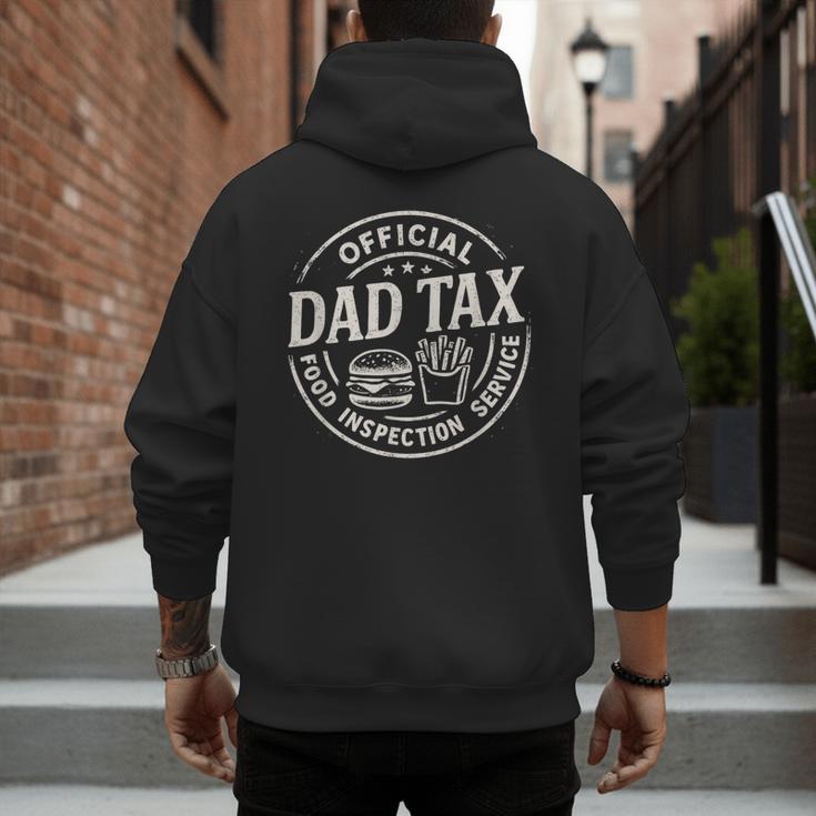 Dad Tax Papa Daddy Fathers Day Men's Hoodie Back Print Dad Tax Papa Daddy Fathers Day Men's Hoodie Back Print