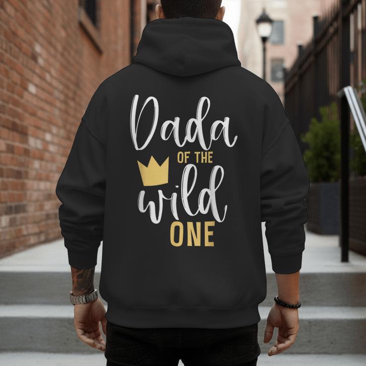 Dada Of The Wild One Shirt 1st Birthday First Thing Dad Tee Men's Hoodie Back Print Dada Of The Wild One Shirt 1st Birthday First Thing Dad Tee Men's Hoodie Back Print