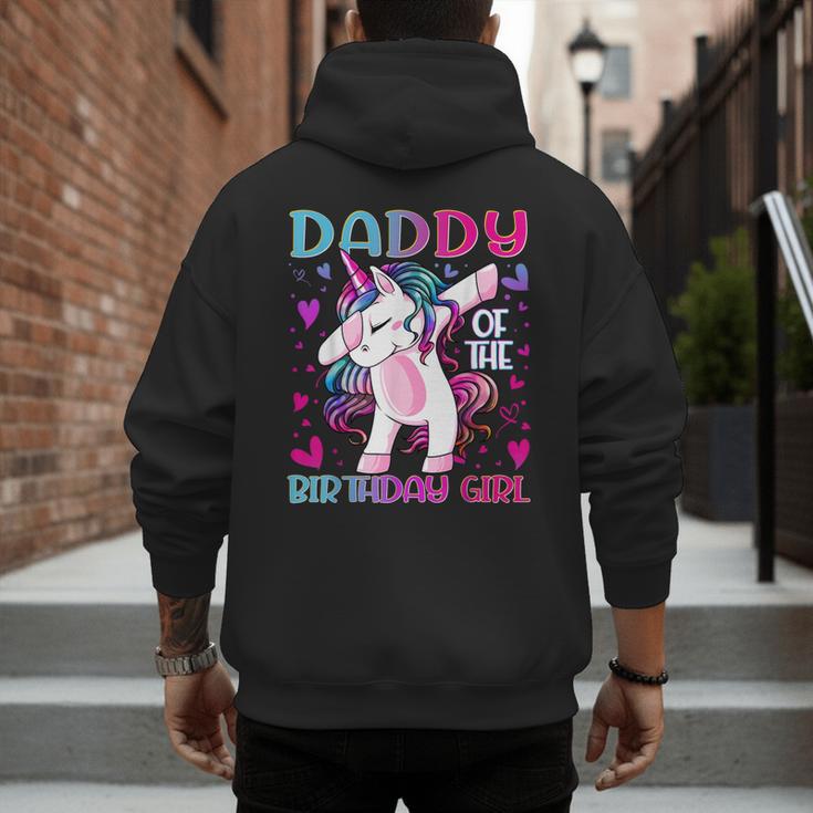 Daddy Of The Birthday Girl Dabbing Unicorn Dad Daddy Small Men's Hoodie Back Print Daddy Of The Birthday Girl Dabbing Unicorn Dad Daddy Small Men's Hoodie Back Print