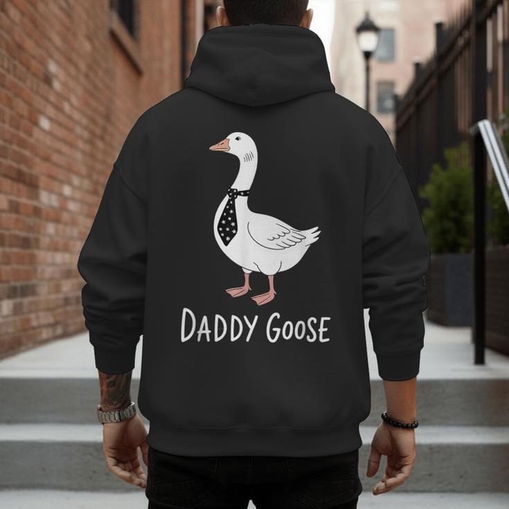 Daddy Goose Fun Father's Day Tee For Dad Men's Hoodie Back Print Daddy Goose Fun Father's Day Tee For Dad Men's Hoodie Back Print