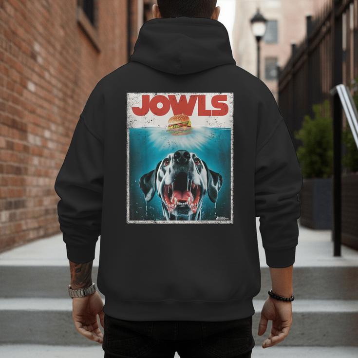 Dalmatian Jowls Cute Paws Spot Dog Mom Top Dog Dad Men's Hoodie Back Print