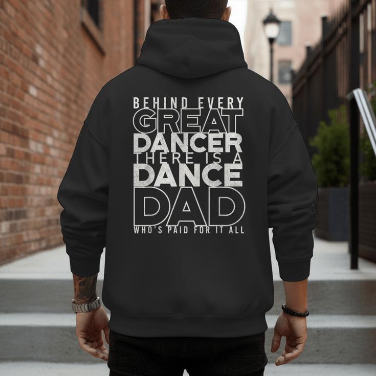 Dance Dad Shirt Proud Dancer Dancing Proud Father Men Men's Hoodie Back Print