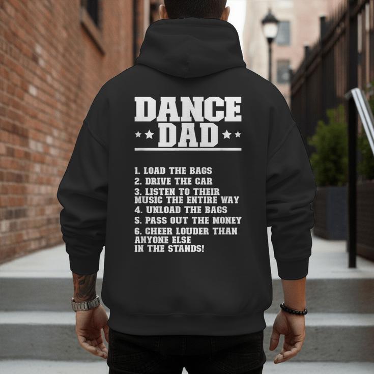 Dancer Dad Dancing Father Of A Dancer Dad Men's Hoodie Back Print