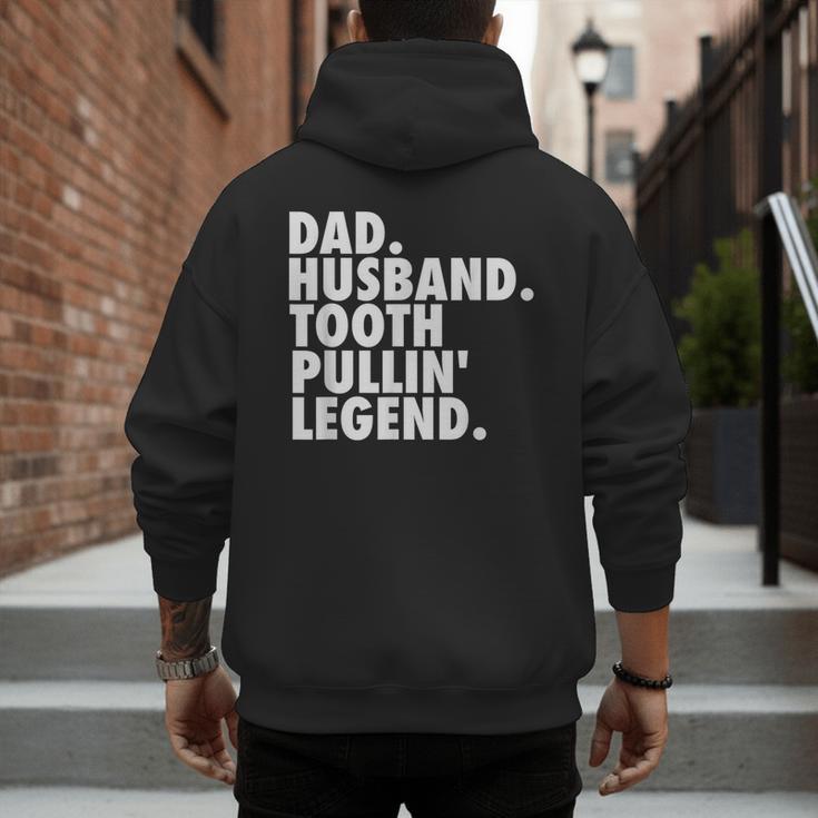 Dentist Men Son Husband Dad Boss Men's Hoodie Back Print
