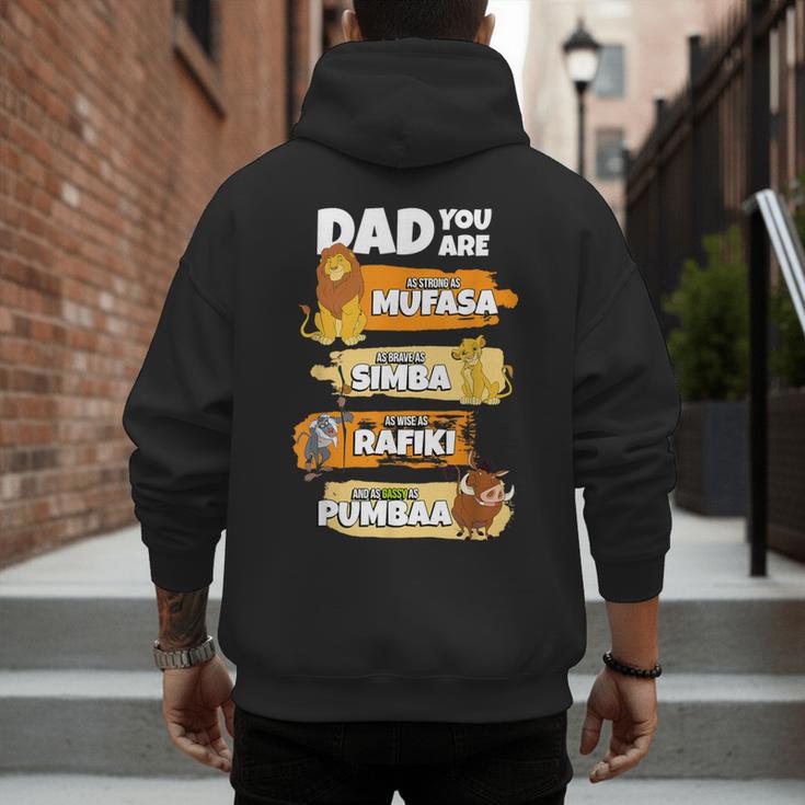 Disney The Lion King Dad You Are Word Stack Men's Hoodie Back Print Disney The Lion King Dad You Are Word Stack Men's Hoodie Back Print