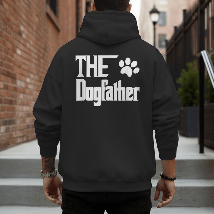 The Dogfather Dog Father Dad Men's Hoodie Back Print