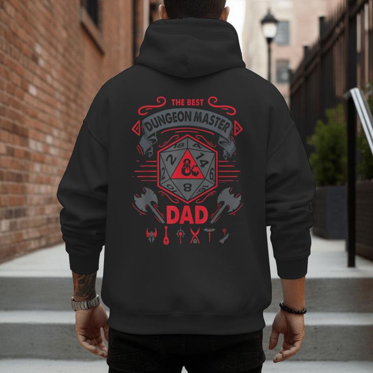 Dungeons & Dragons The Best Dungeon Master Dad Die Logo Men's Hoodie Back Print