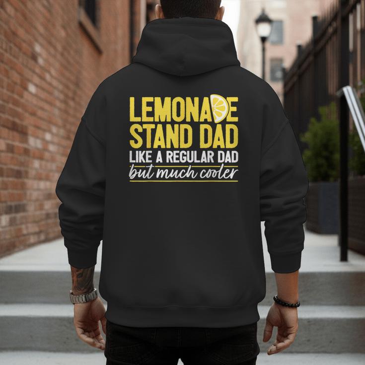 Family Lemonade Stand Dad Men's Hoodie Back Print Family Lemonade Stand Dad Men's Hoodie Back Print