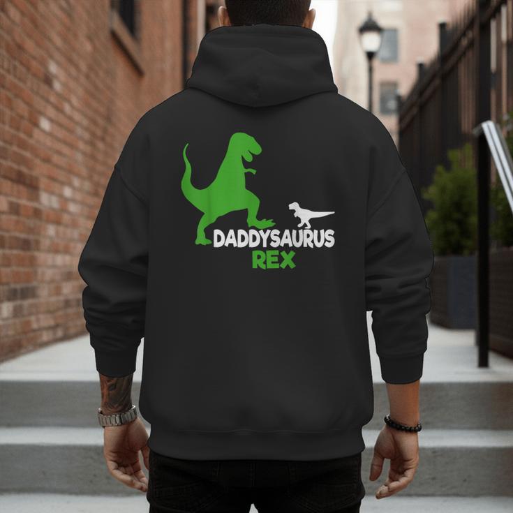 Father's Day Idea Daddysaurus Rex T-Shirt Men's Hoodie Back Print Father's Day Idea Daddysaurus Rex T-Shirt Men's Hoodie Back Print