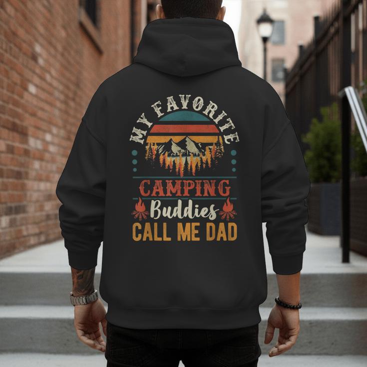 My Favorite Camping Buddies Call Me Dad Father Sayings Men's Hoodie Back Print My Favorite Camping Buddies Call Me Dad Father Sayings Men's Hoodie Back Print