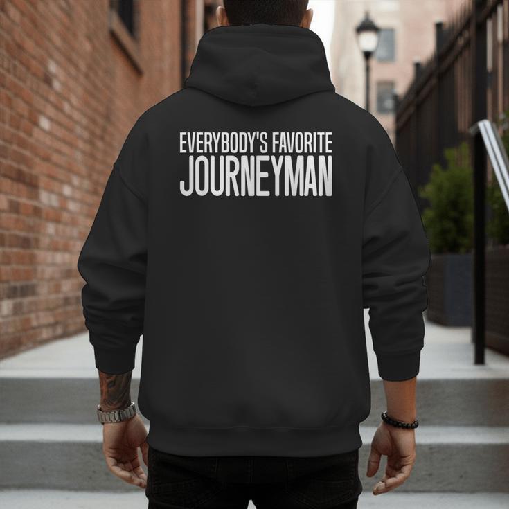 Favorite Electrician Journeyman Appreciation For Dad Men's Hoodie Back Print Favorite Electrician Journeyman Appreciation For Dad Men's Hoodie Back Print