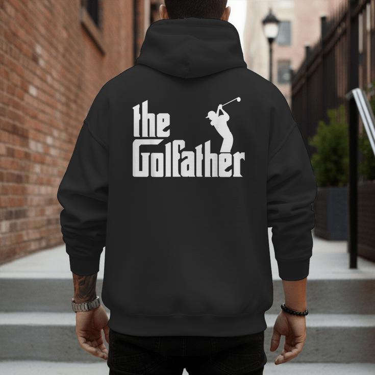 The GolfFather Golf Father God Father Dad Golfer Men's Hoodie Back Print The GolfFather Golf Father God Father Dad Golfer Men's Hoodie Back Print