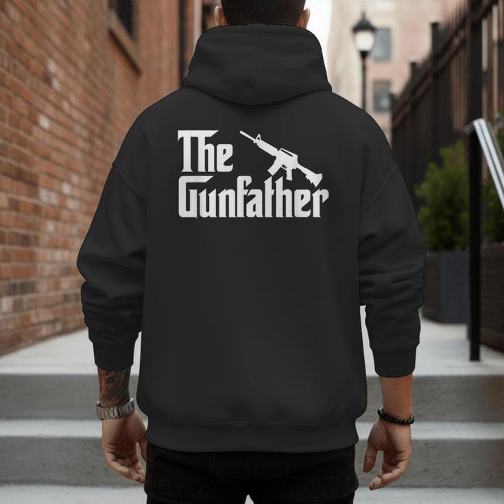 The Gun Father Gun Owner Shirts For Dad T-Shirt Men's Hoodie Back Print