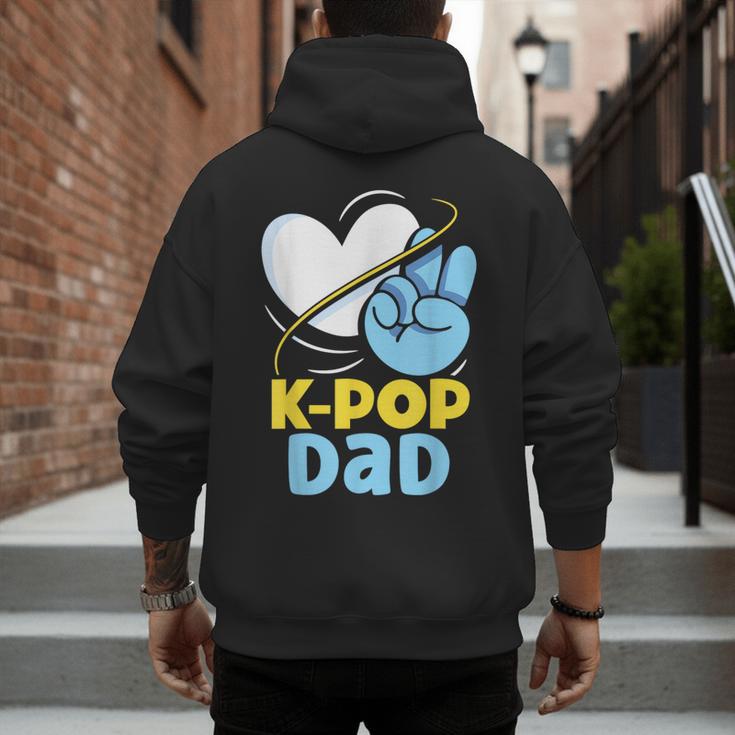 K-POP Dad Korean Lover K-Pop Music Cute Father Daddy Papa Men's Hoodie Back Print