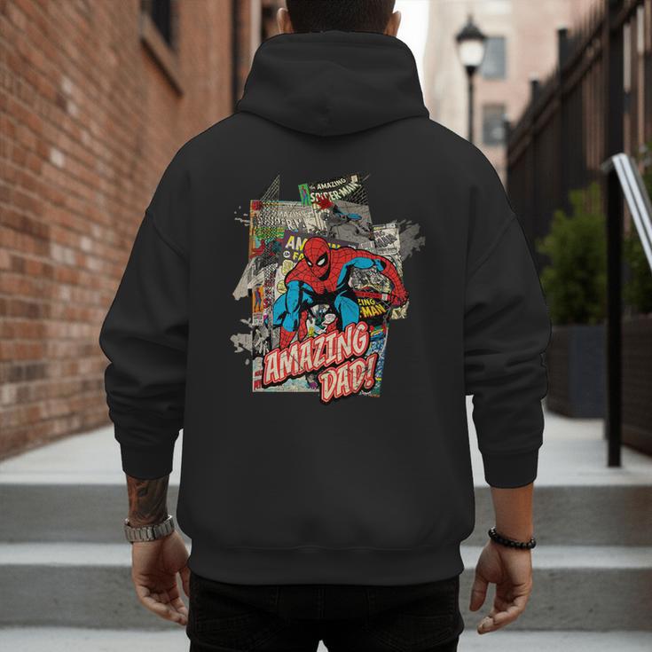 Marvel Spider-Man Amazing Dad Father's Day Men's Hoodie Back Print