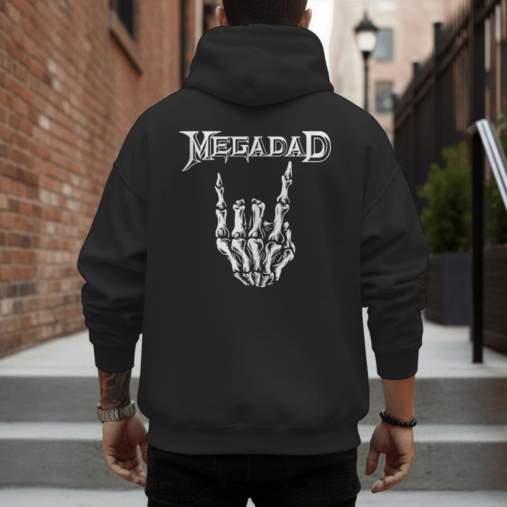 Megadad Retro 90s Hard Rock Band Heavy Metal Father's Day Men's Hoodie Back Print Megadad Retro 90s Hard Rock Band Heavy Metal Father's Day Men's Hoodie Back Print