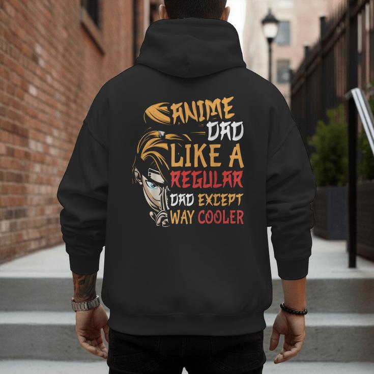 Men Anime Father's Day Anime Dad Except Way Cooler Men's Hoodie Back Print Men Anime Father's Day Anime Dad Except Way Cooler Men's Hoodie Back Print