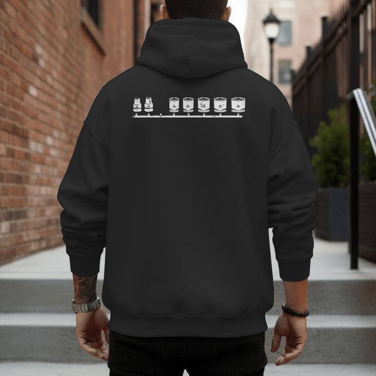 Missing 10mm Socket Car Auto Mechanic Garage Men Dad Men's Hoodie Back Print Missing 10mm Socket Car Auto Mechanic Garage Men Dad Men's Hoodie Back Print