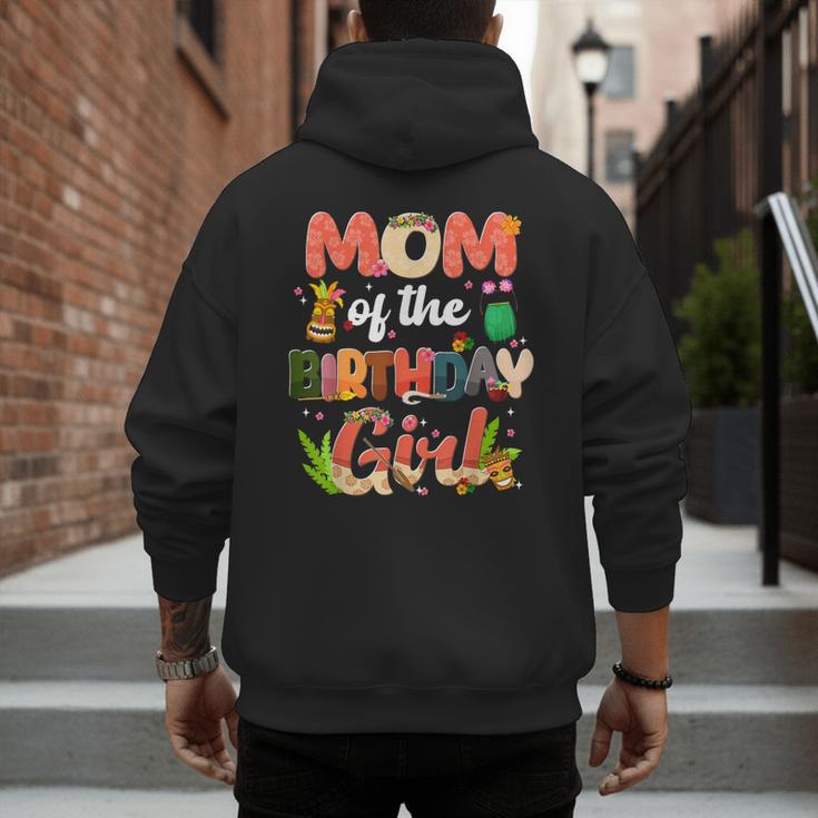 Mom And Dad Birthday Girl Matching Family Party Decorations Men's Hoodie Back Print