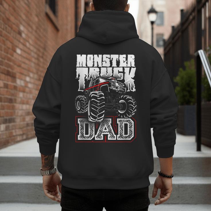 Monster Truck Dad Tshirt Men's Hoodie Back Print