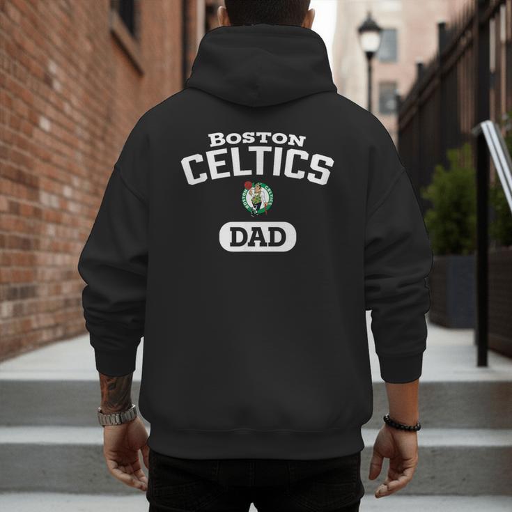NBA Boston Celtics Dad Arched Team Logo Men's Hoodie Back Print