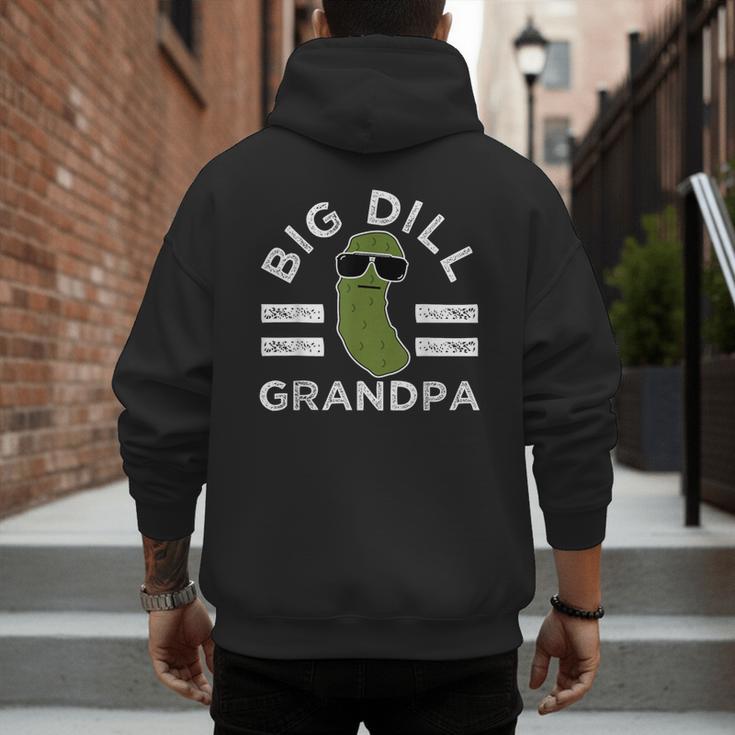Pickle Pun Big Dill Grandpa Dad Joke Grandfather Humor Men's Hoodie Back Print Pickle Pun Big Dill Grandpa Dad Joke Grandfather Humor Men's Hoodie Back Print