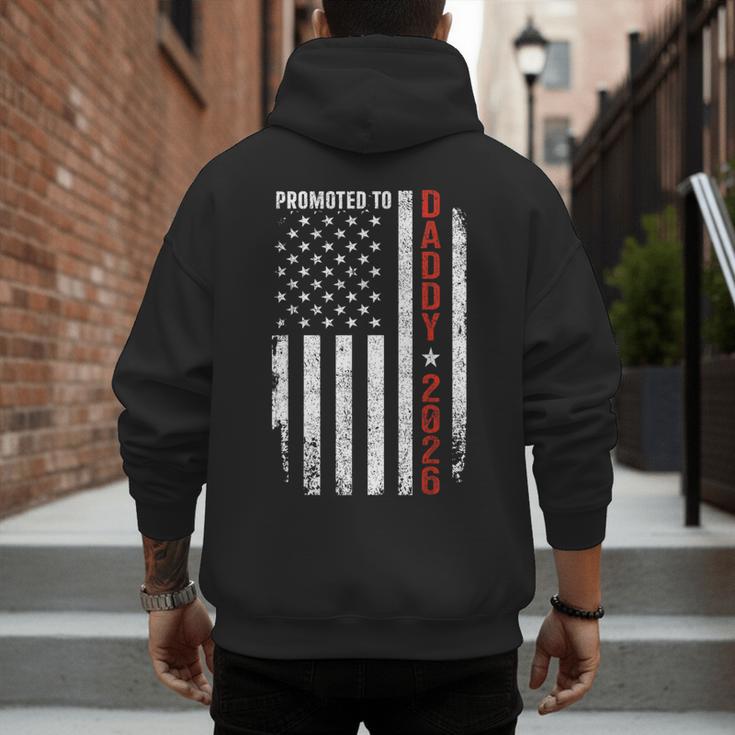 Promoted To Daddy 2026 Men's Hoodie Back Print