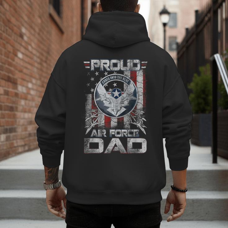 Proud Air Force Dad Shirt Military Family Fathers Day Men's Hoodie Back Print Proud Air Force Dad Shirt Military Family Fathers Day Men's Hoodie Back Print