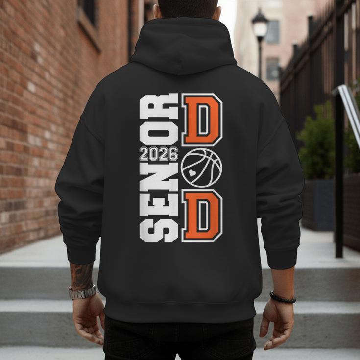 Proud Dad Of A 2026 Senior Graduate Basketball Senior 26 Men's Hoodie Back Print