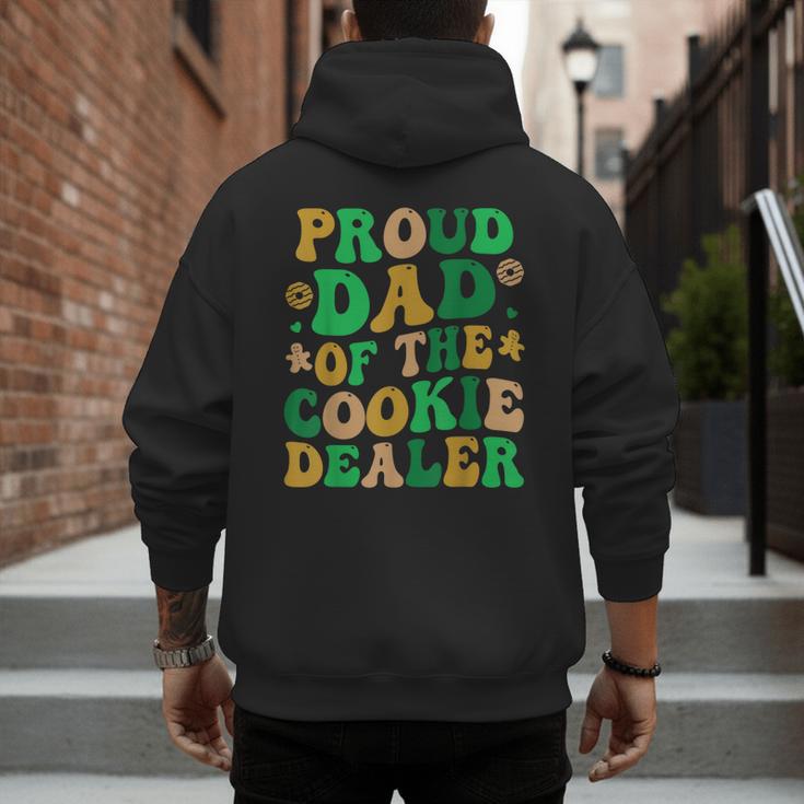 Proud Dad Of a Cookie Dealer Scout Troop Cookie Dealer Girls Men's Hoodie Back Print