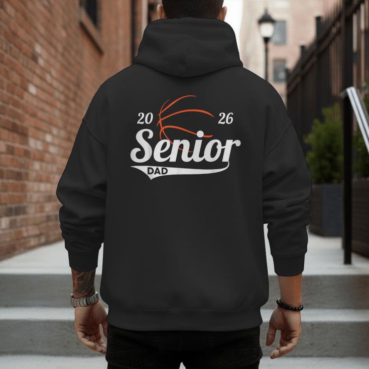 Senior Basketball Dad Class Of 2026 Graduation Graduate Men's Hoodie Back Print