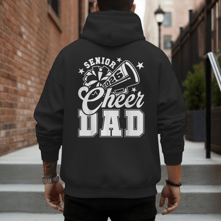 Senior Cheer Dad 2026 Proud Cheerleader Dad Class Of 2026 Men's Hoodie Back Print