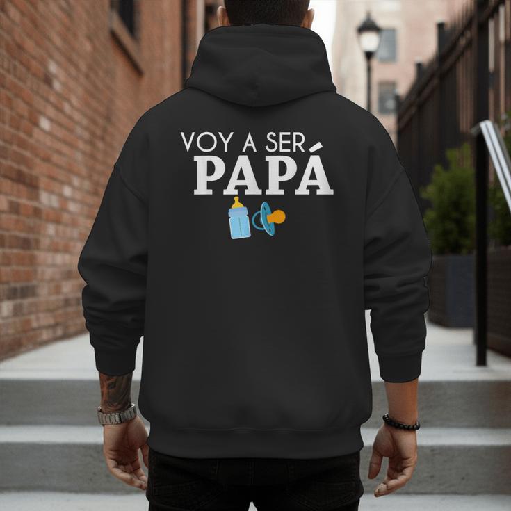 Ser Papa Voy Hacer Papa Voy A Ser Papa Dad To Be In Spanish Men's Hoodie Back Print Ser Papa Voy Hacer Papa Voy A Ser Papa Dad To Be In Spanish Men's Hoodie Back Print